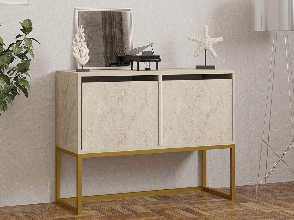 Hanah Home Zermat konzolni stolić, 90x70x34 cm, bež