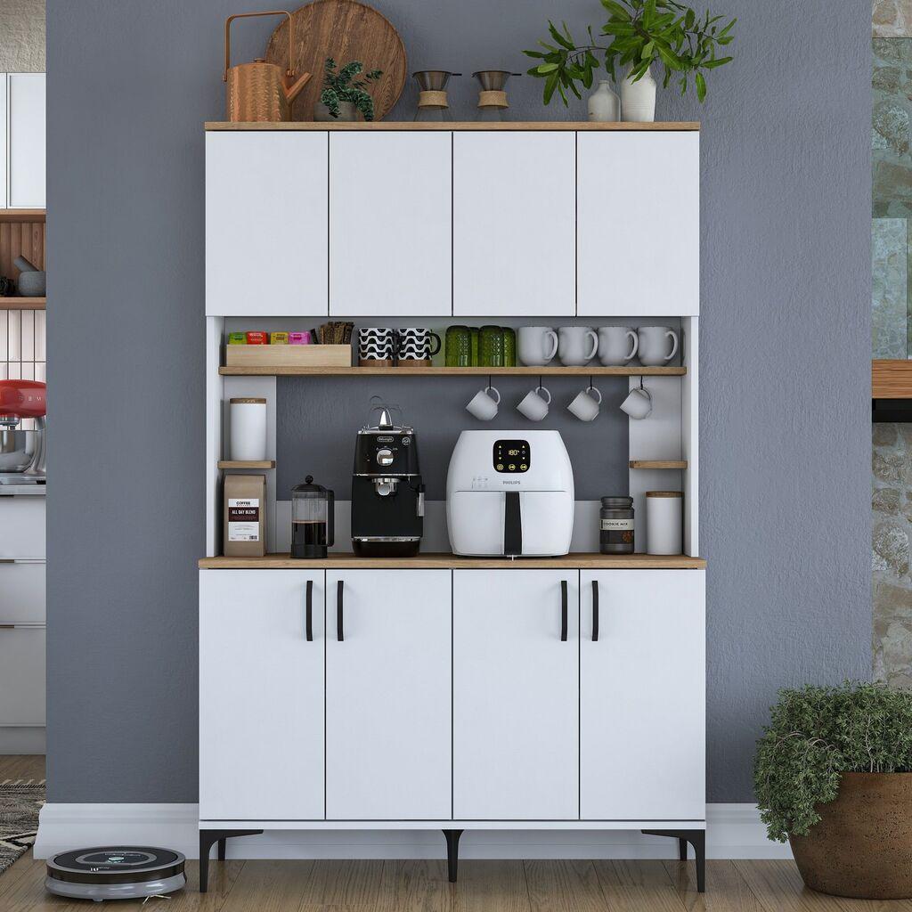 Hanah Home Komoda s ladicama JE176 3398, 120x184.2x40 cm, Bijela