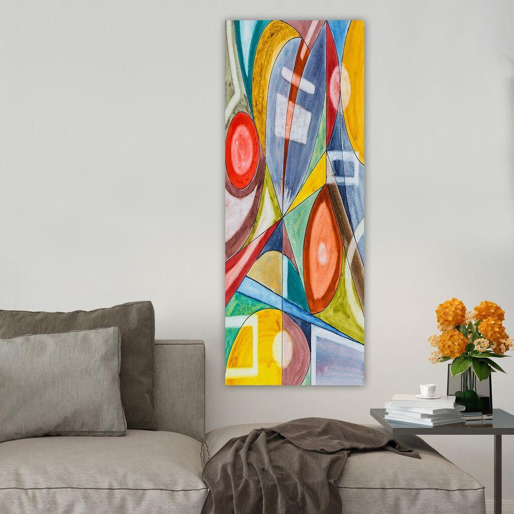 Wallity Slika na platnu 30x80cm