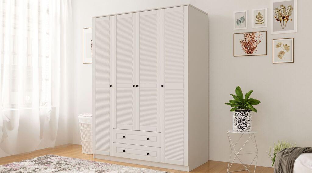 Hanah Home Ormar Rb-063, 140x184x52 cm, Bijeli