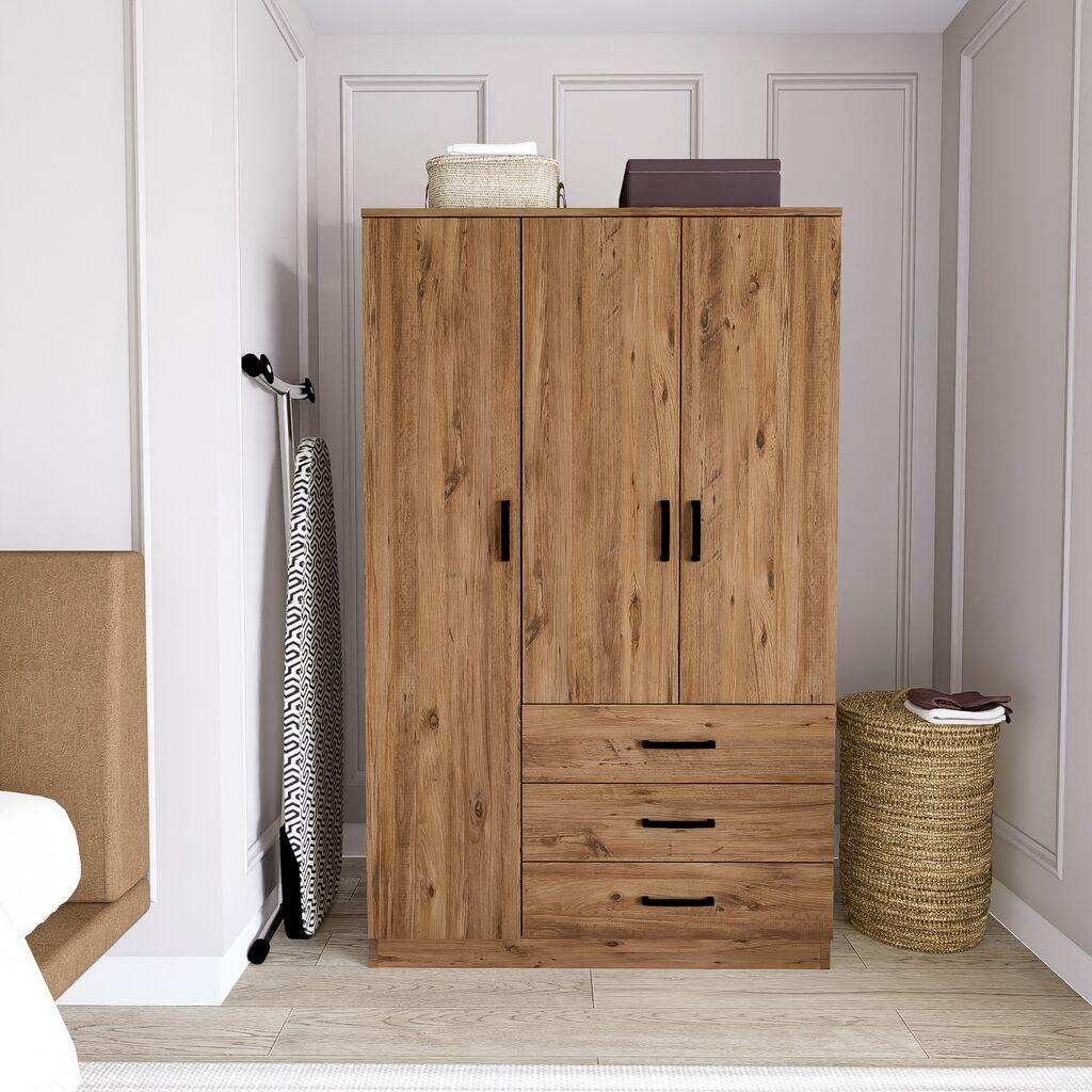 Hanah Home Ormar Easy 1600-56, 90x174.8x47 cm, Smeđa