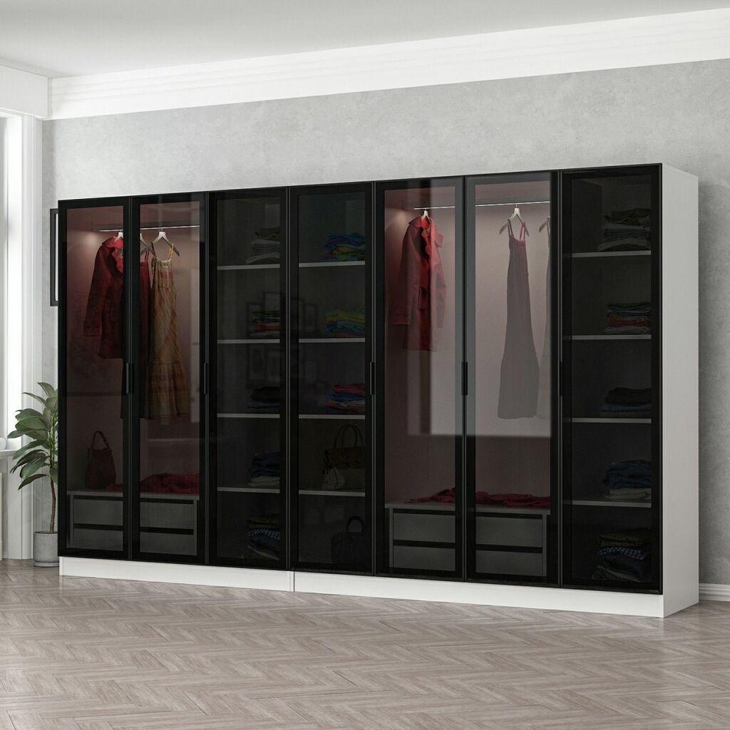 Hanah Home Kale 6666 Ormar, 315x190x52cm, Bijeli