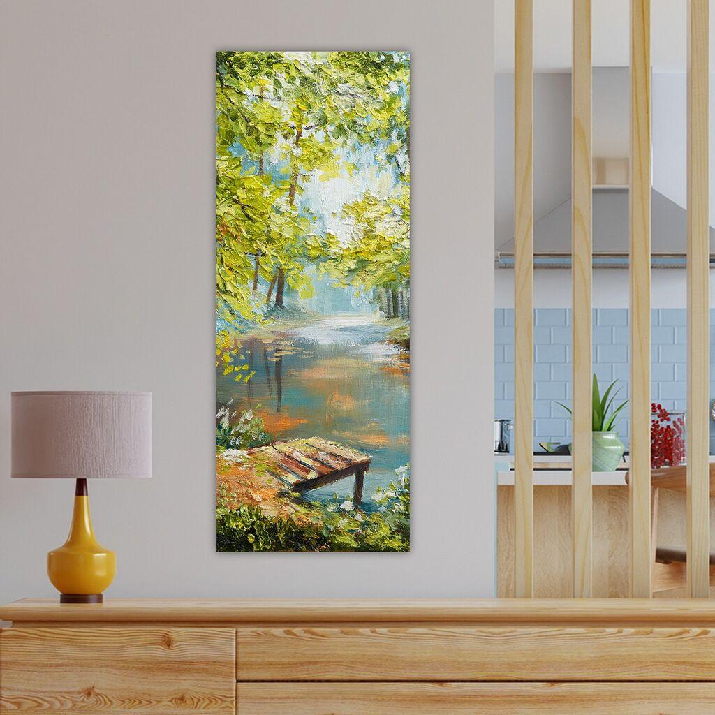 Wallity Slika na platnu 30x80cm