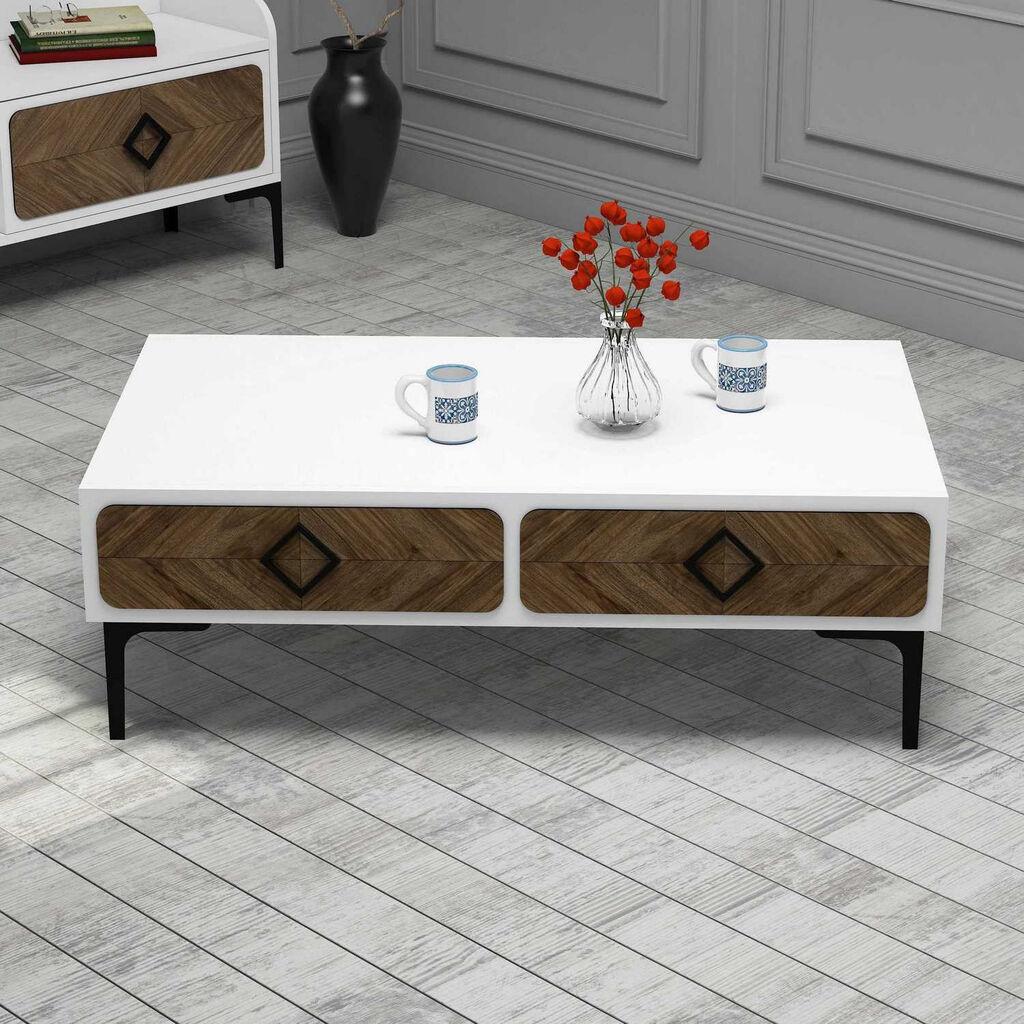 Hanah Home Klub sto Samba, 105x34.6x60 cm, Bijeli