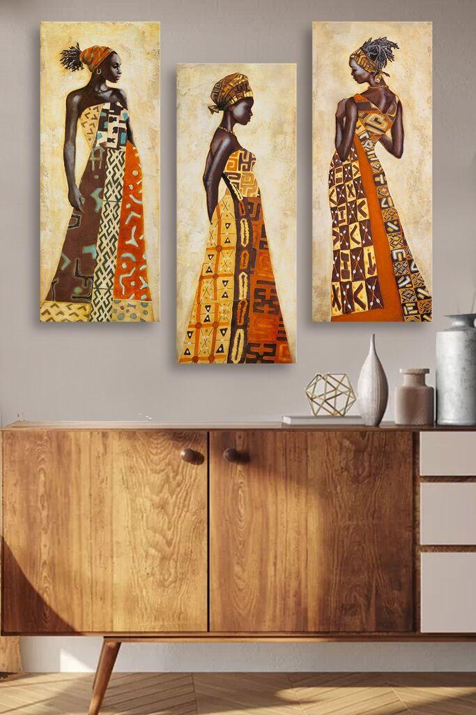 Wallity MDF0058 Dekorativna slika, 3 dela