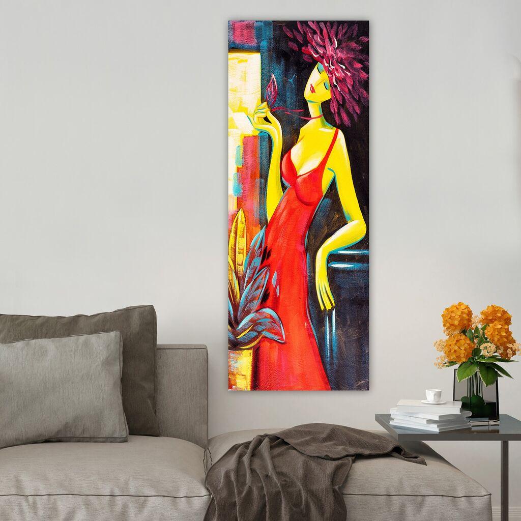 Wallity Slika na platnu 30x80cm