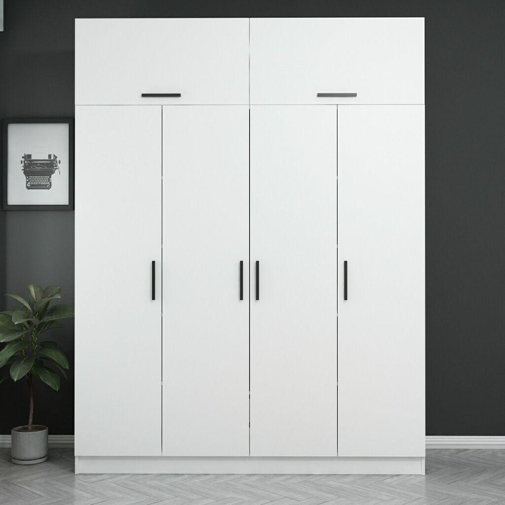 Hanah Home Ormar Kale-3929, 180x255x52 cm, Bijela