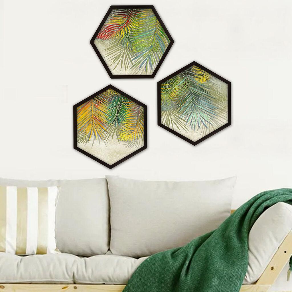 Wallity Uramljena slika 6GEN1436217935, 35x35 cm, 3 dela