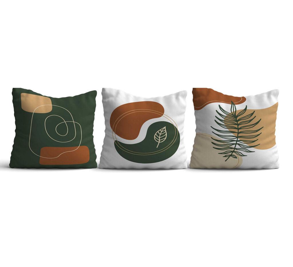 Aberto Design HMI KIR 126 Set od 2 ukrasna jastuka, 43 x 43 cm, Šareni