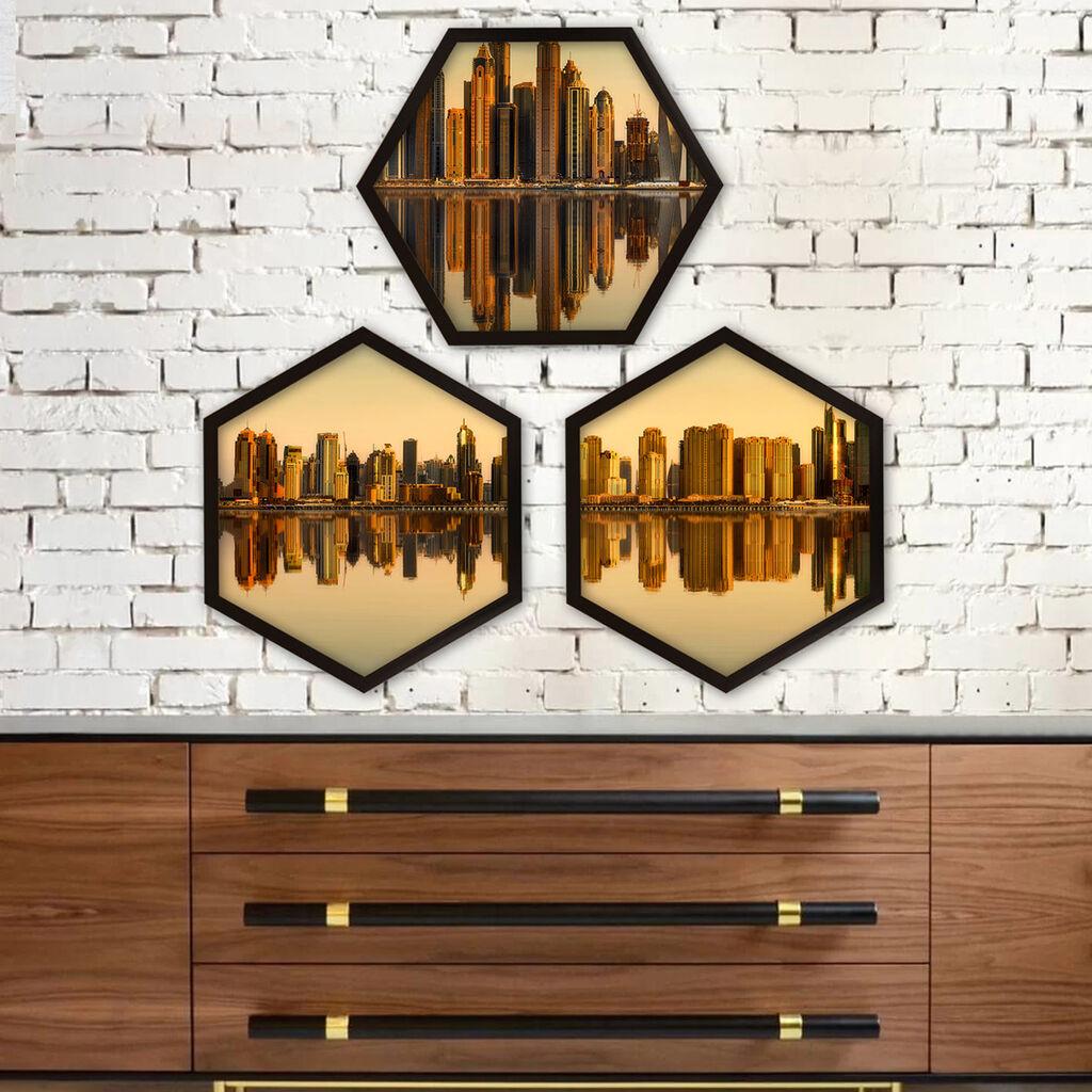 Wallity Uramljena slika 6GEN521991814, 35x35 cm, 3 dela