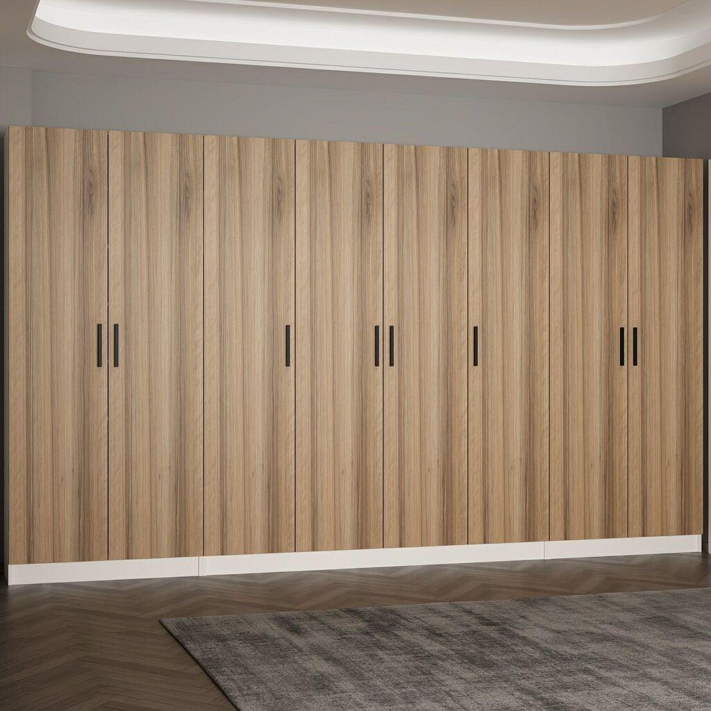 Hanah Home Ormar Noah-8228, 360x210x35 cm, Boje hrasta