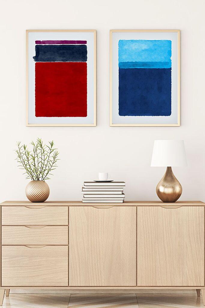 Wallity Uramljena slika Huhu94, 50x70 cm , 2 dela