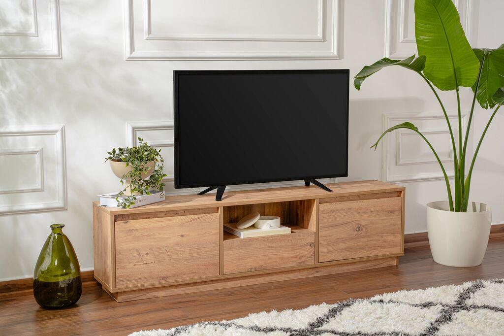 Nordure TV komoda Vanguard, 160x42x29,5 cm, smeđa