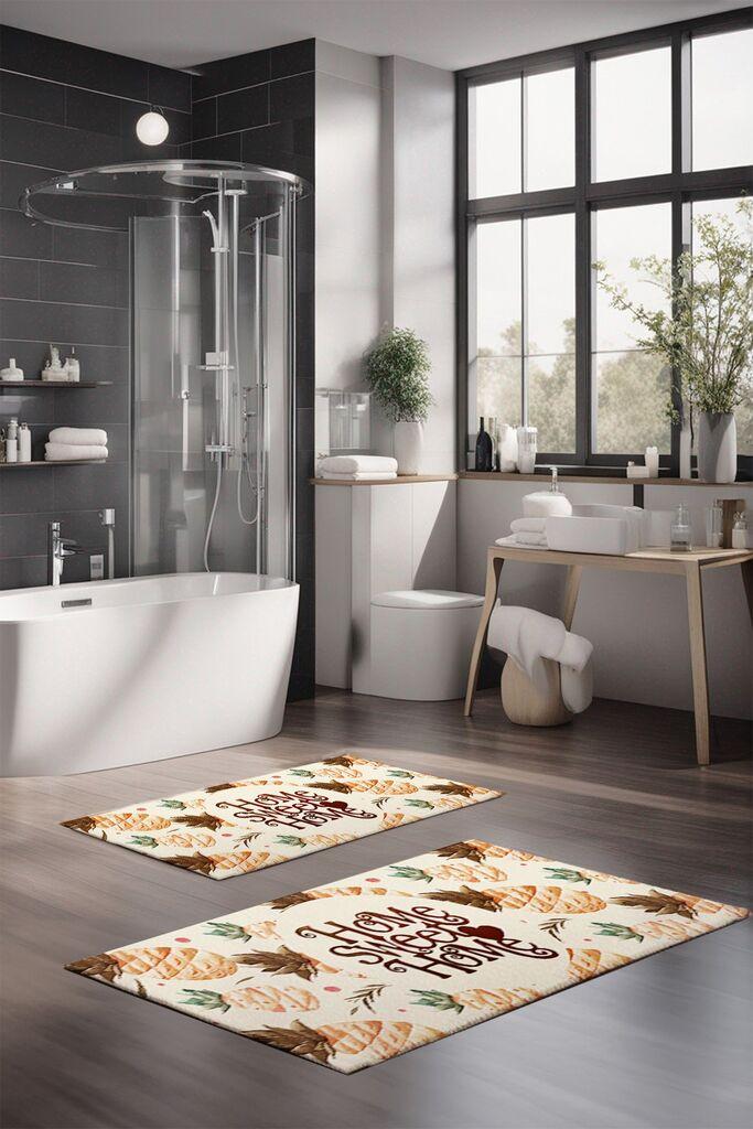 L'essentiel Maison Set prostirki za kupatilo CT-5270, 2 komada, šarene