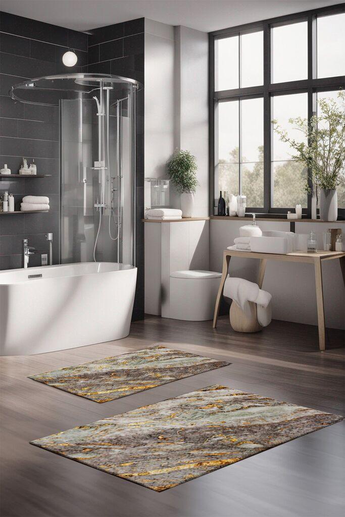 L'essentiel Maison set prostirka za kupatilo CT-5056, šarena