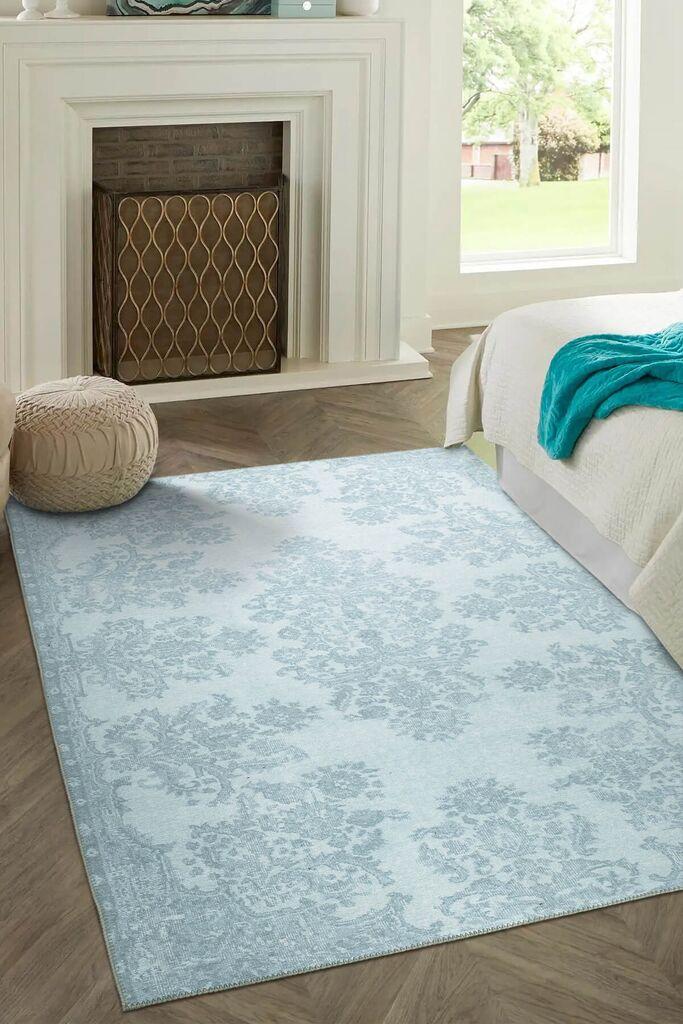 Conceptum Hypnose tepih Folk Chenille 21, 75x230cm, svijetloplava