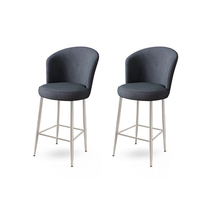 Hanah Home set barskih stolica Fora, 2 dijela, antracit