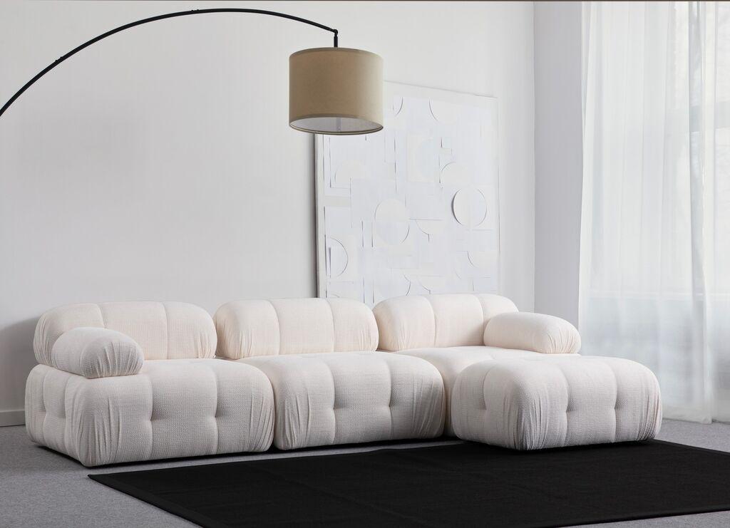 Atelier del Sofa Mala ugaona sofa, 290x160 cm, Bijela