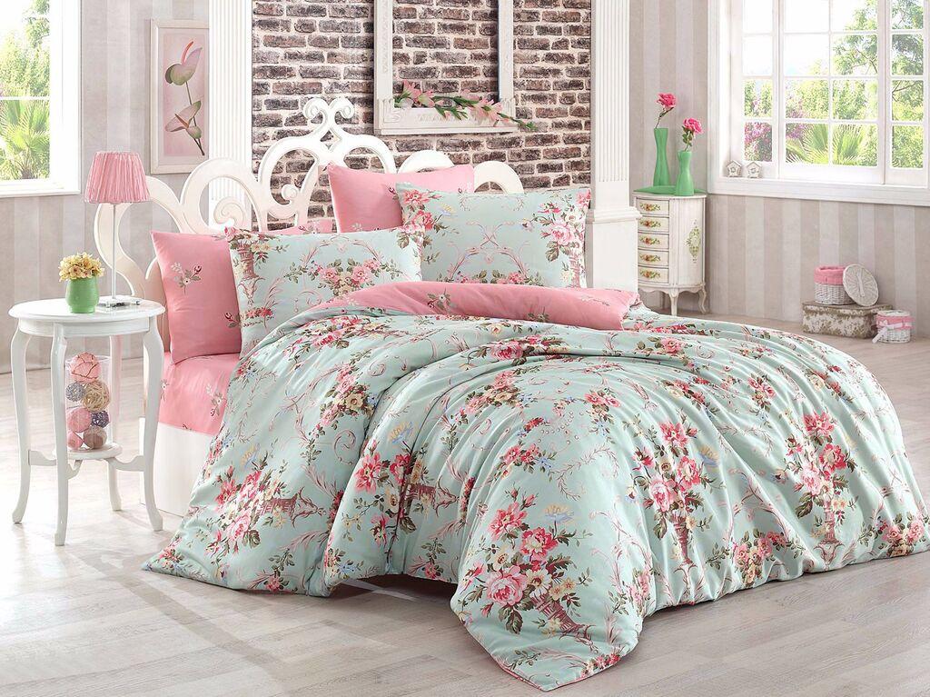 L'essentiel Maison Set bračna posteljina Alanur, 200x220cm, svijetlo zelena