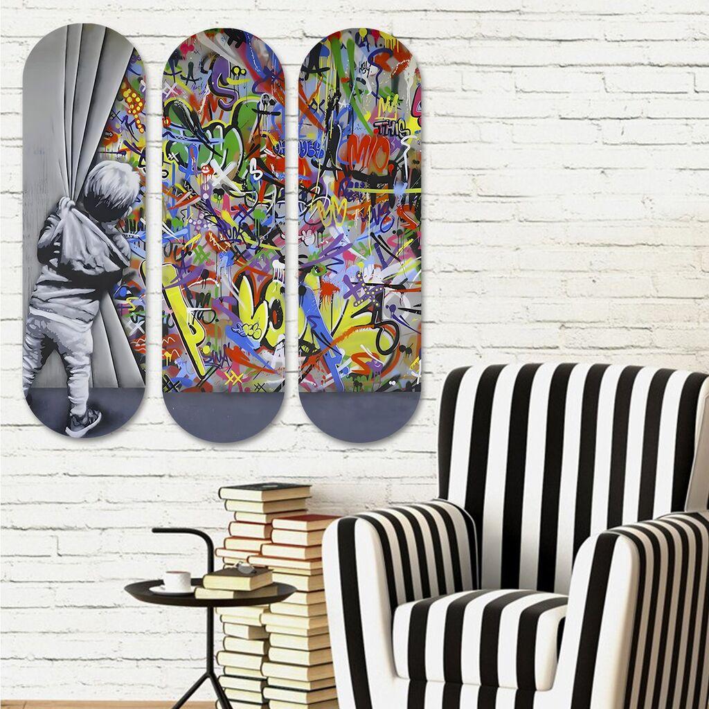 Wallity Slika 3KY3810, 70x70 cm, 3 dela