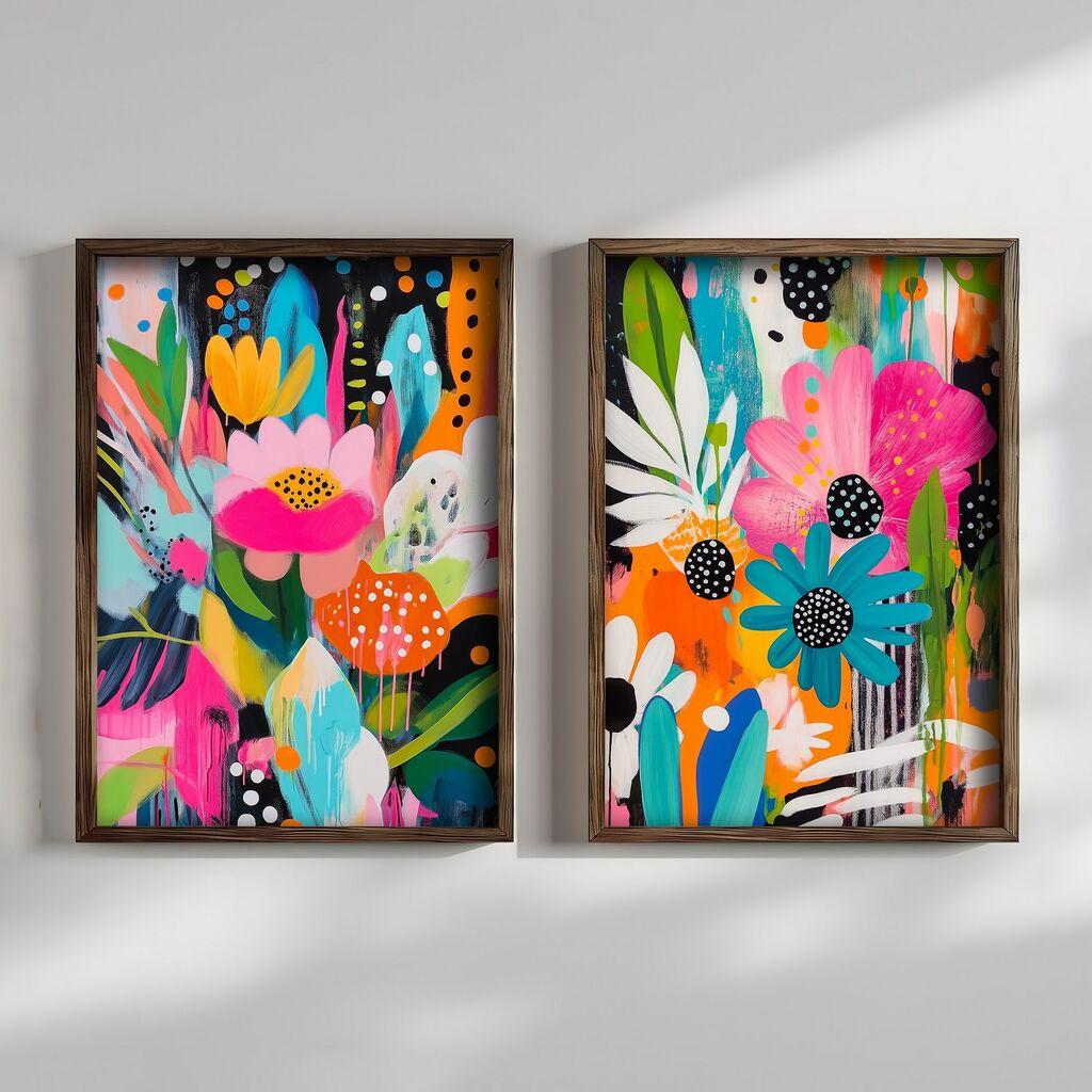 Wallity Slika TUN135, 2 dela, 70 x 50 x 3 cm