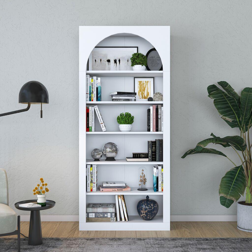 Hanah Home Bookshelf HC116 - 3142, 80x180x31,5 cm, Bijela