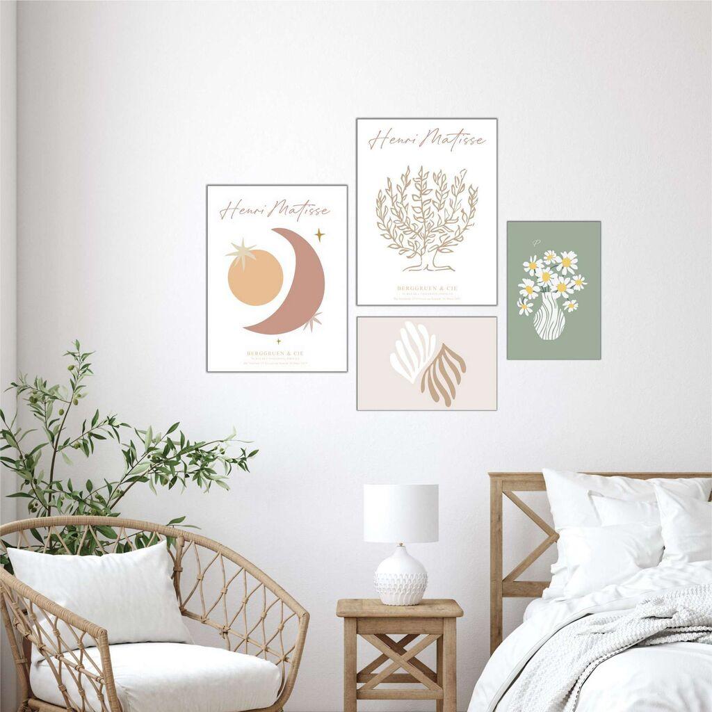 Wallity Image Mdf-00134, 62x85 cm, 4 dijela
