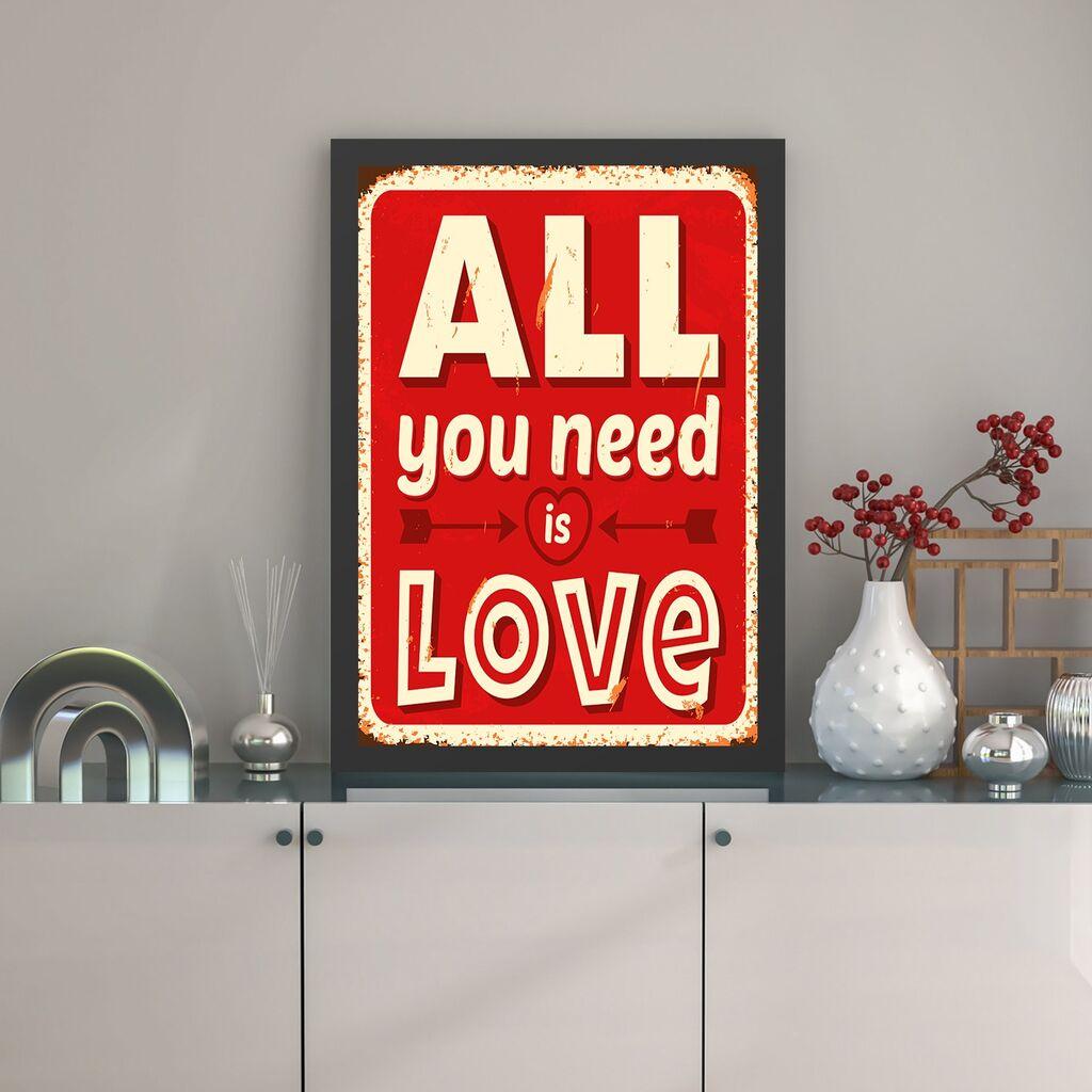 Wallity Uramljena slika Love, 40x55 cm