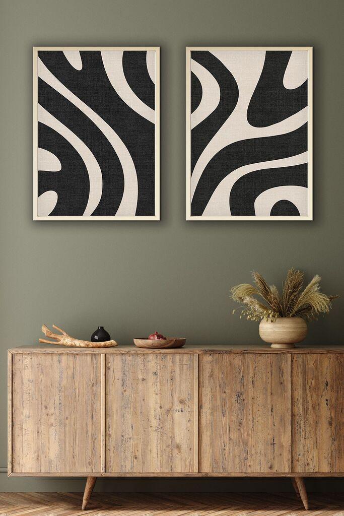 Wallity Uramljena slika Huhu203, 35x50 cm , 2 dela
