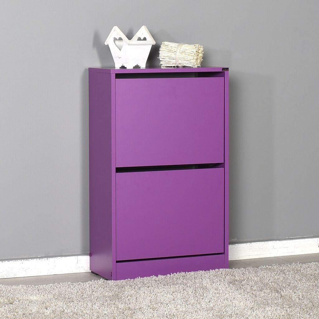 Hanah Home Stalak za cipele Shc-320-Uu-1, 51x84x26 cm, Ljubičasta
