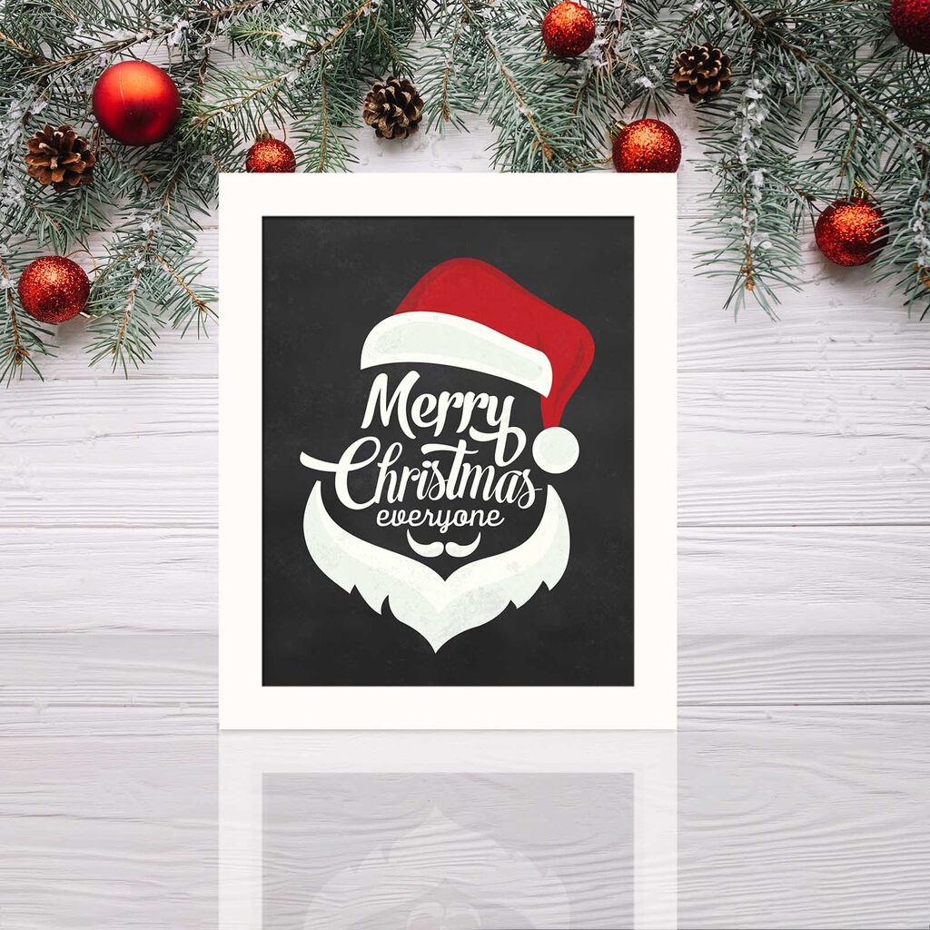 Wallity BCTNOEL 001 Dekorativna slika, 23.5x28.5cm
