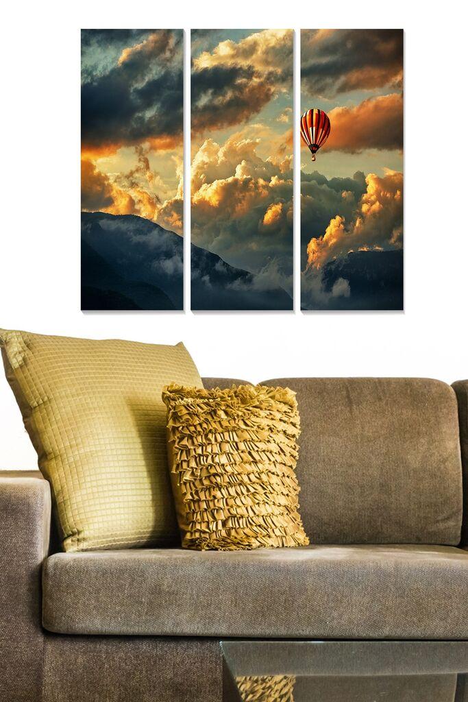 Wallity Slika MDF1014456, 70x50 cm, 3 dela