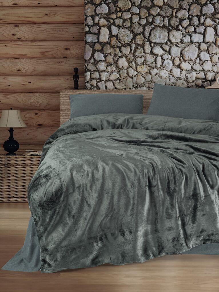 L'essentiel Maison Komplet posteljina Flossy, 200x220 cm, Siva