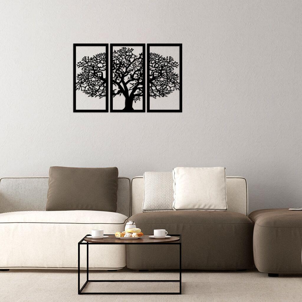 Wallity Zidna dekoracija Agac 5, 105x66cm, Crna