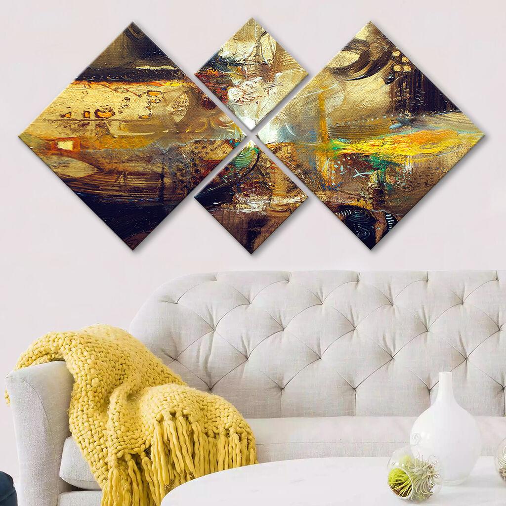 Wallity Slika 4MDF770618758, 60x115 cm, 4 dela