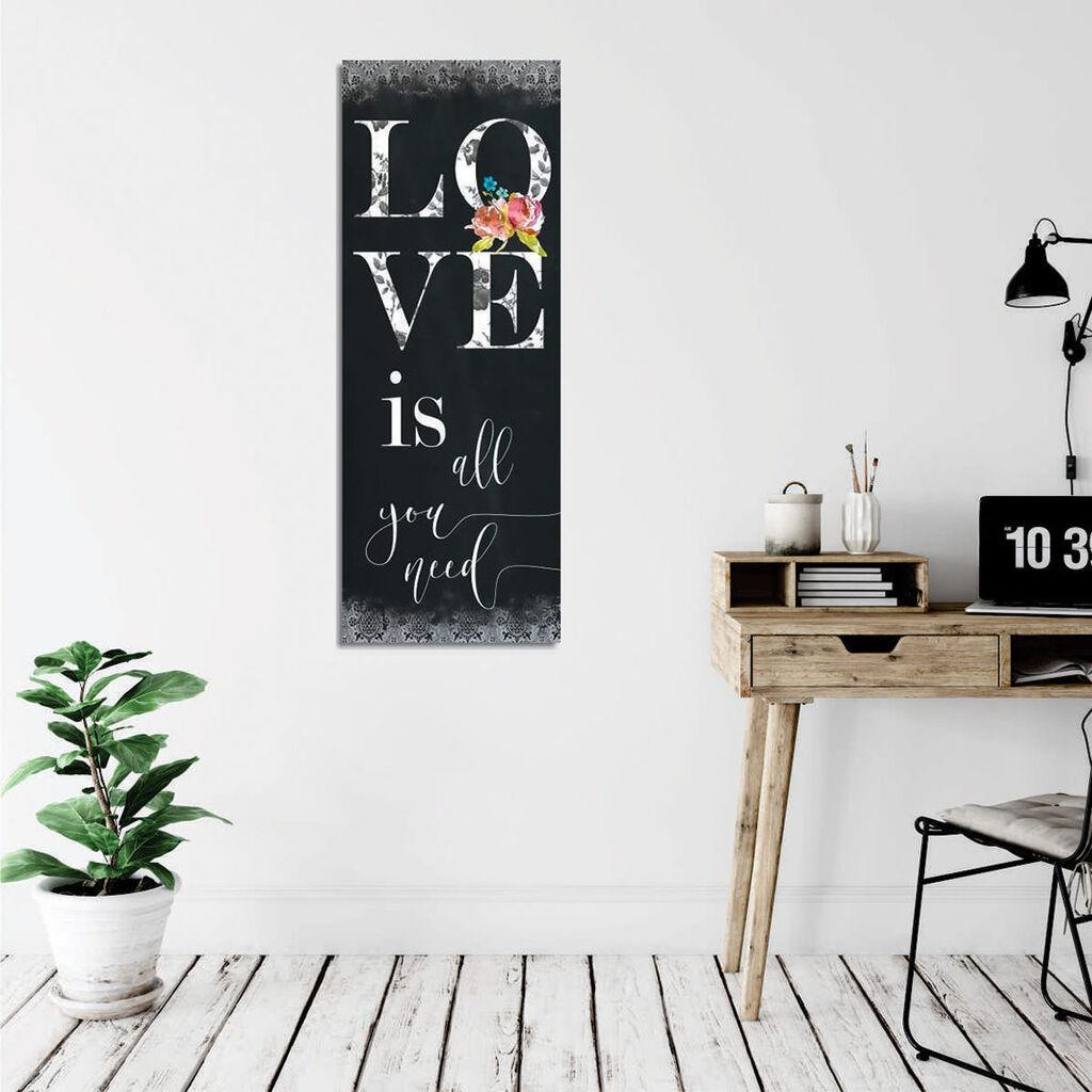 Wallity Slika na platnu 30x80cm