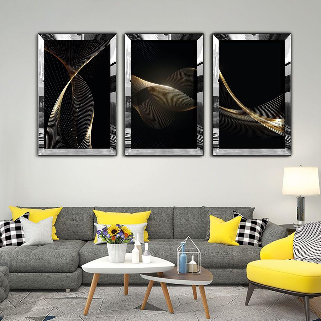 Wallity Slika Huhu405, 30x40 cm, 3 dela