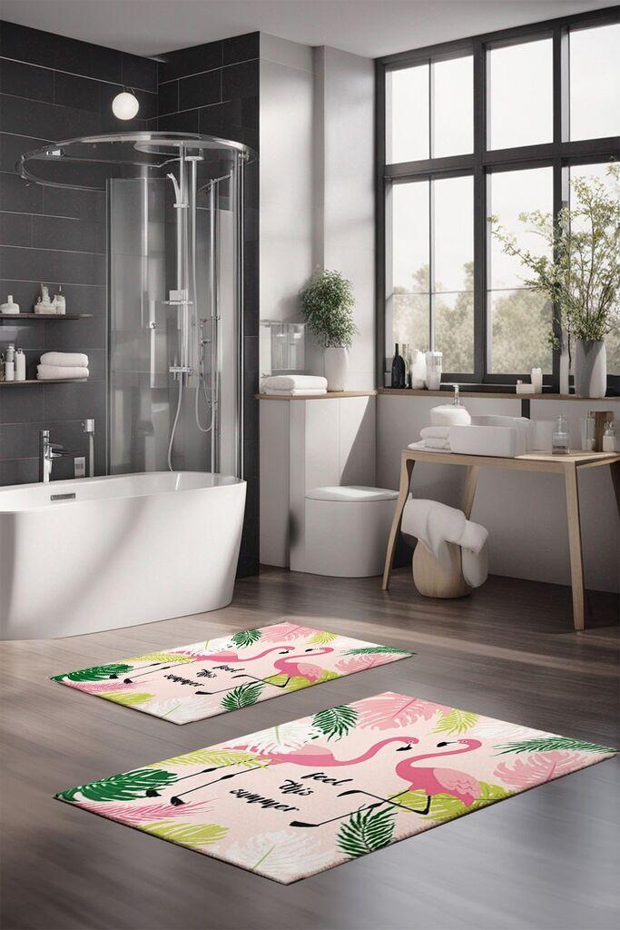 L'essentiel Maison Set tepiha za kupatilo CT-5318, 2 komada, šareni
