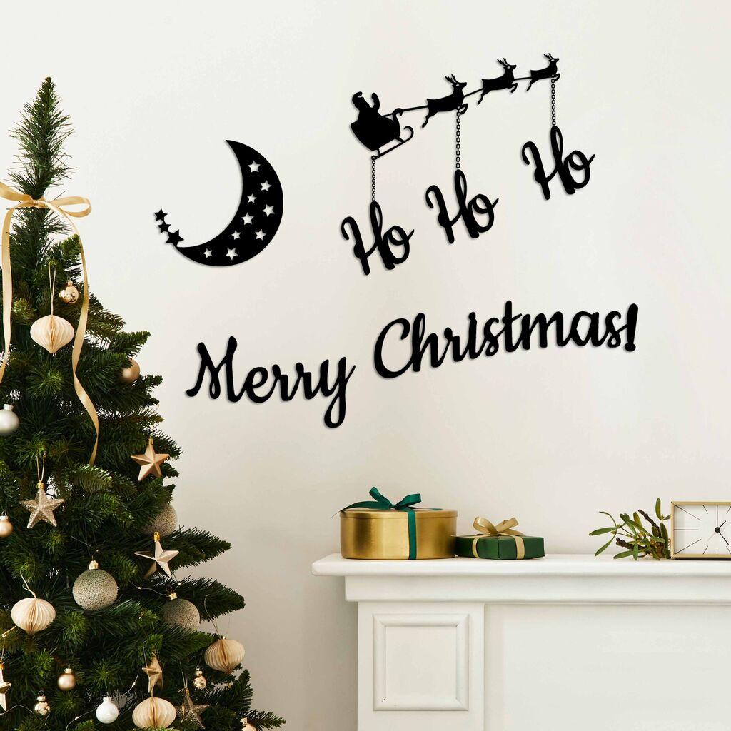 Wallity Zidna dekoracija New Year 1, Crna
