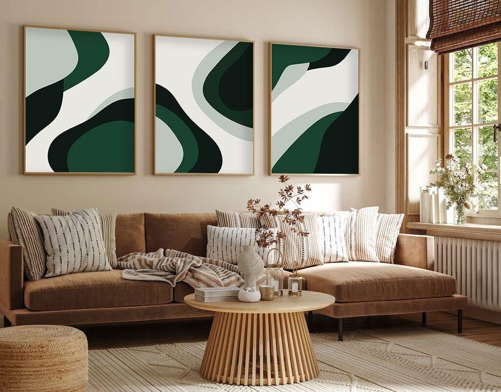 Wallity Uramljena slika Huhu204, 30x40 cm , 3 dela
