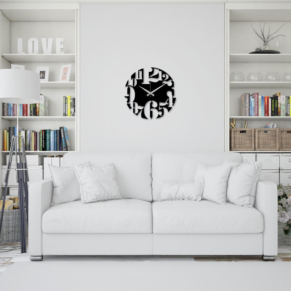 Wallity Zidni sat Enzoclock - S001, 48x48 cm