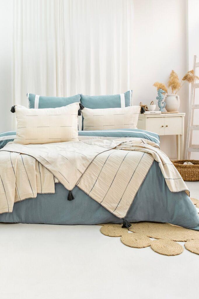 L'essentiel Maison Krevetni set Eva, 240x260 cm, plava