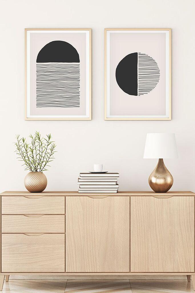 Wallity Uramljena slika Huhu143, 30x40 cm , 2 dela