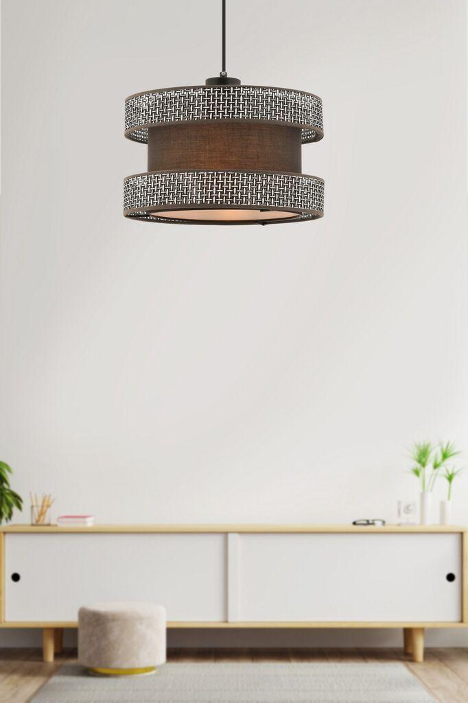 Opviq Luster Halo, 40x40cm, antracit-crna