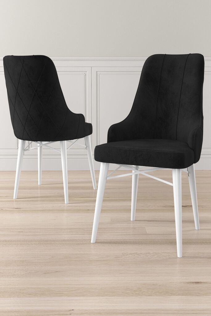 Hanah Home set stolica Neta, 46x95x42 cm, 2 dijela, antracit boja