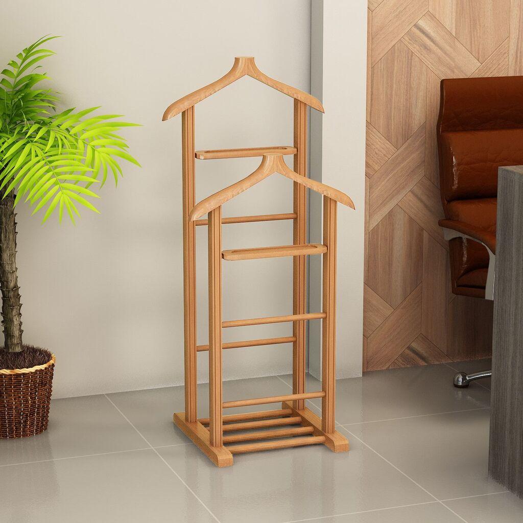 Hanah Home Beta stalak za garderobu, 33,5x120x46 cm, smeđa