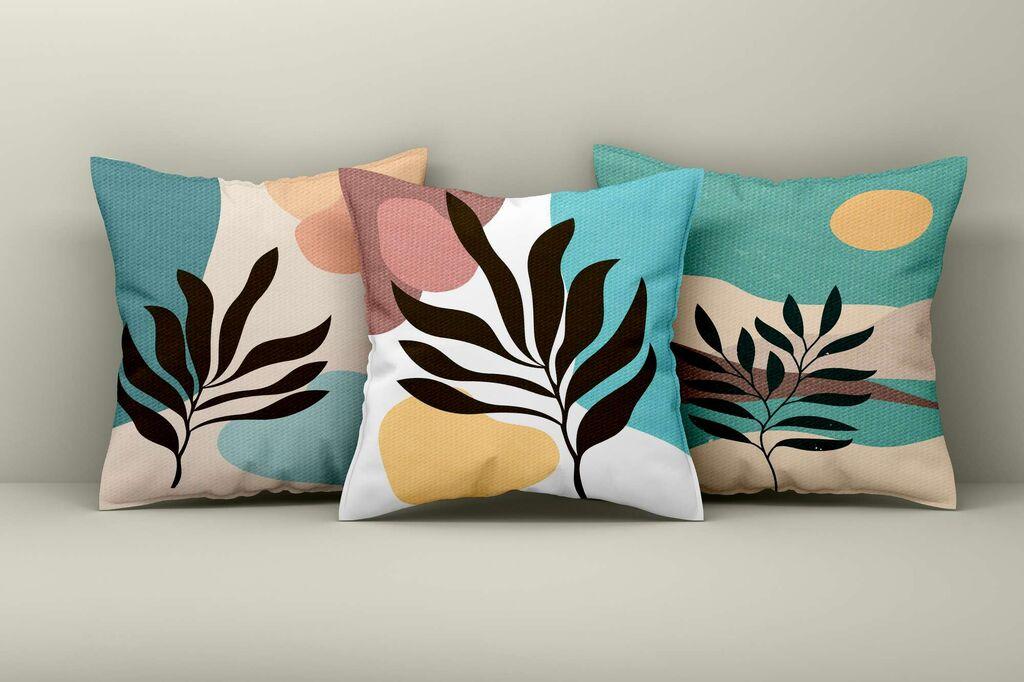 Aberto Design Set ukrasnih jastučnica Asr_plw25-45, 43x43 cm, 3 komada, Šarene