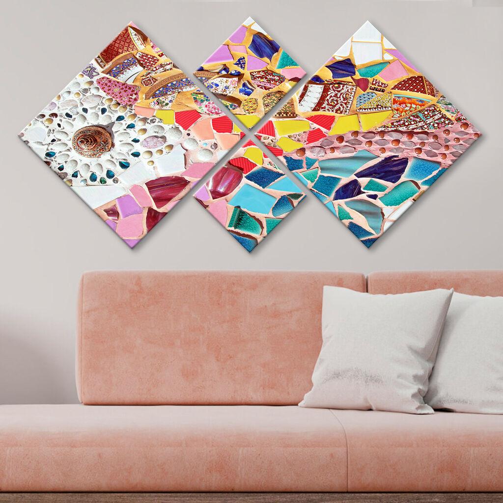 Wallity Slika 4MDF548881012, 60x115 cm, 4 dela