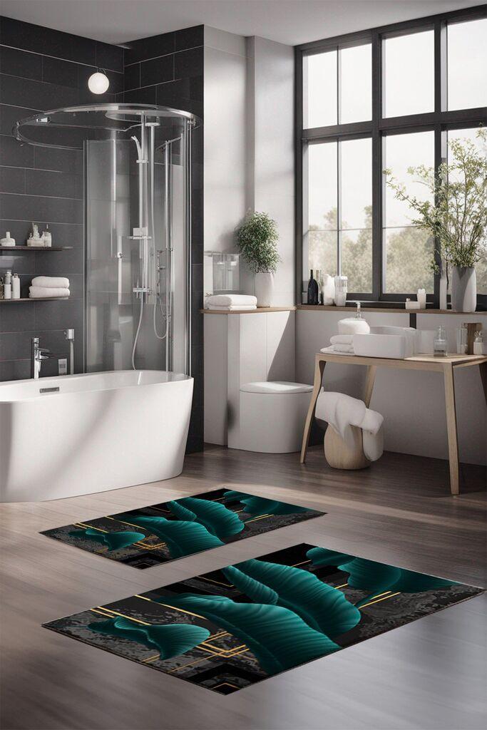 L'essentiel Maison Set prostirki za kupatilo CT-5085, 2 komada, šarene boje