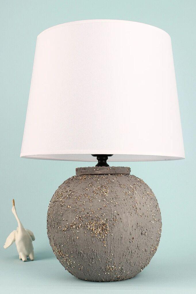 Opviq Stona lampa YL748, 30x22x44 cm, Sivo-bijela